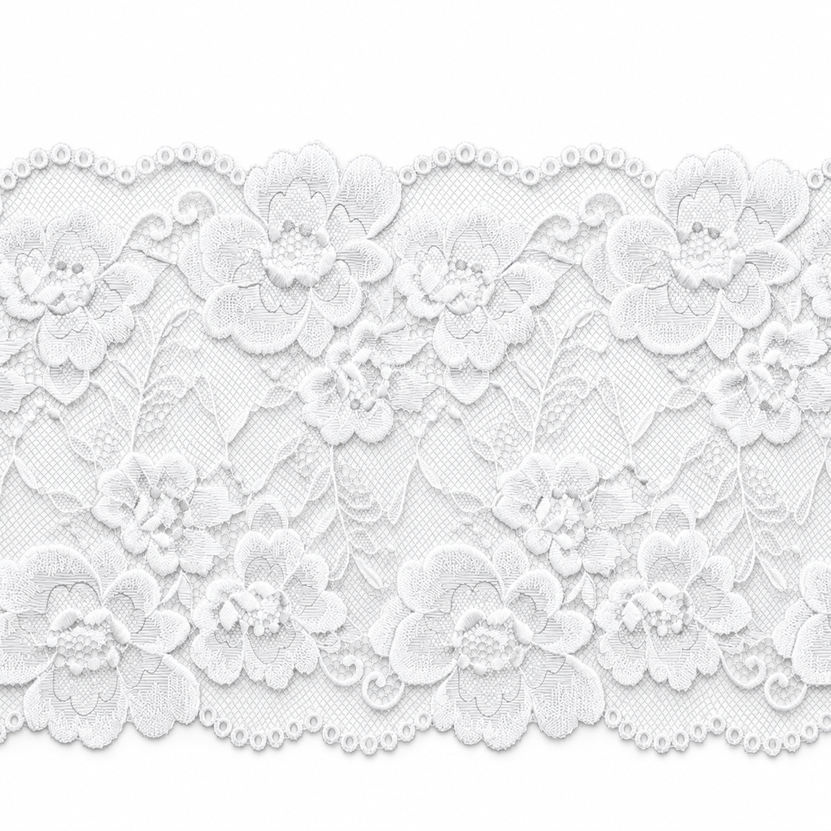 Stretch Nylon Lycra Lace – 19 cm Wide – Code 11