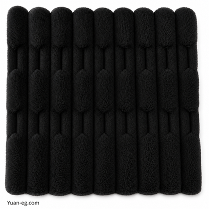 Window-Pattern Faux Rabbit Fur – 160 cm Wide (320 gsm)