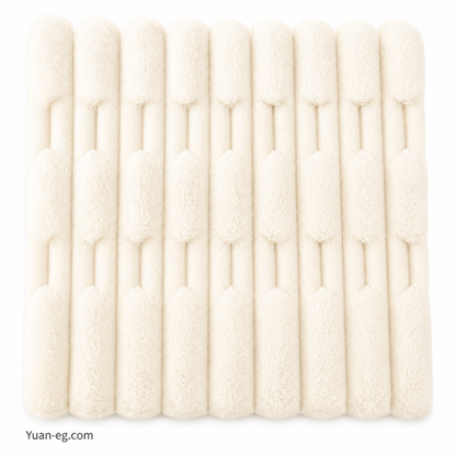 Window-Pattern Faux Rabbit Fur – 160 cm Wide (320 gsm)