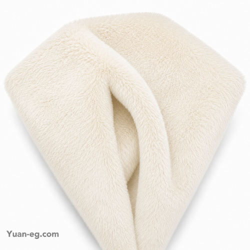 Soft Short-Pile Faux Fur Fabric – 180 cm Wide